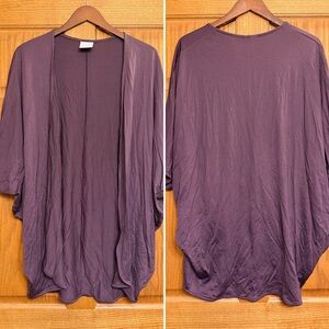 wool& Lisbon Shawl Cardigan, marionberry, medium